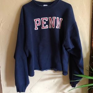 Penn Vintage cropped crewneck sweatshirt